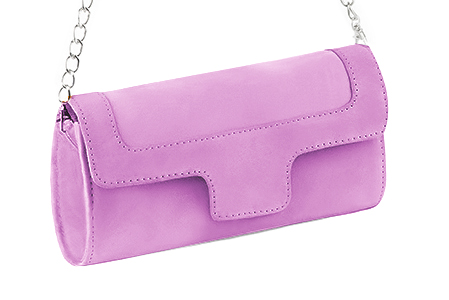 Handcrafted women's elegant clutch in premium mauve purple leather. Perfect for weddings, ceremonies, and parties.  
                Choose from our luxurious collections of leather and fabric to perfectly match your clutches to your outfits.